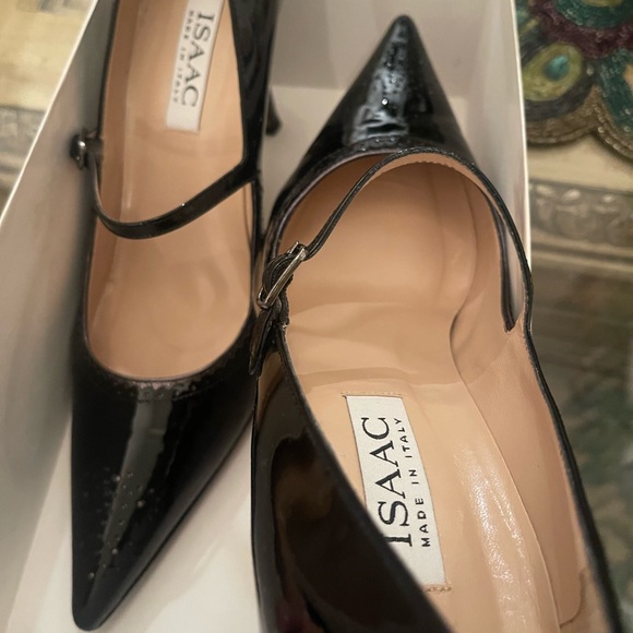 Isaac made in Italy black heels 8.5 - Picture 6 of 6